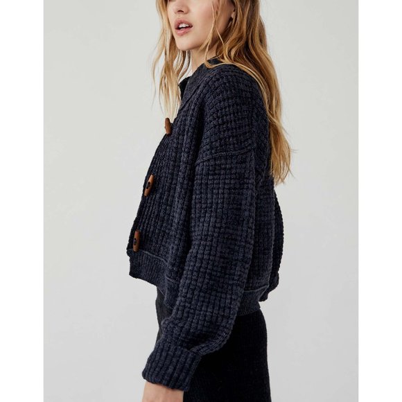 NWT Free People Micah Cardi / Sunflower Seed Combo - Picture 2 of 5